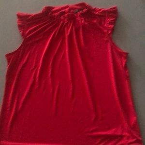 Hot pink sleeveless rayon medium